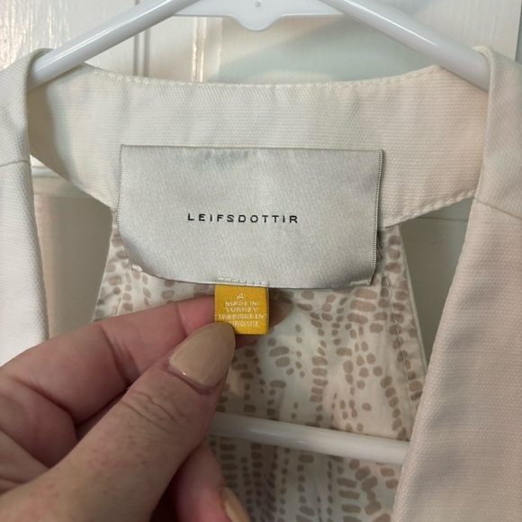 Anthropologie Leifsdottir Ivory Vest - Picture 2 of 8